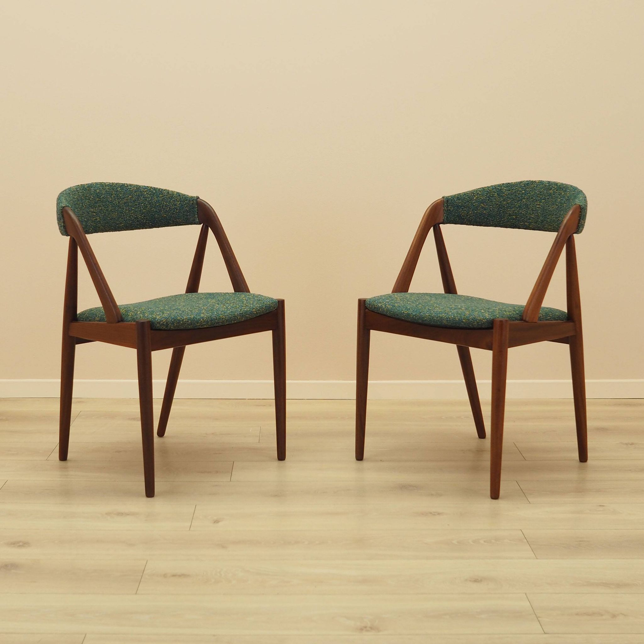Set of two teak chairs, Danish design, 1970s, designer: Kai Kristiansen