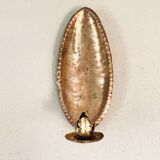 Reflector wall candle holder, brass