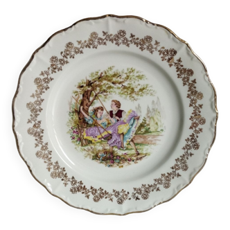 Assiettes porcelaine de France Digoin