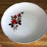 Round serving dish from Moulin des loups, "Carmen" model, in very good condition