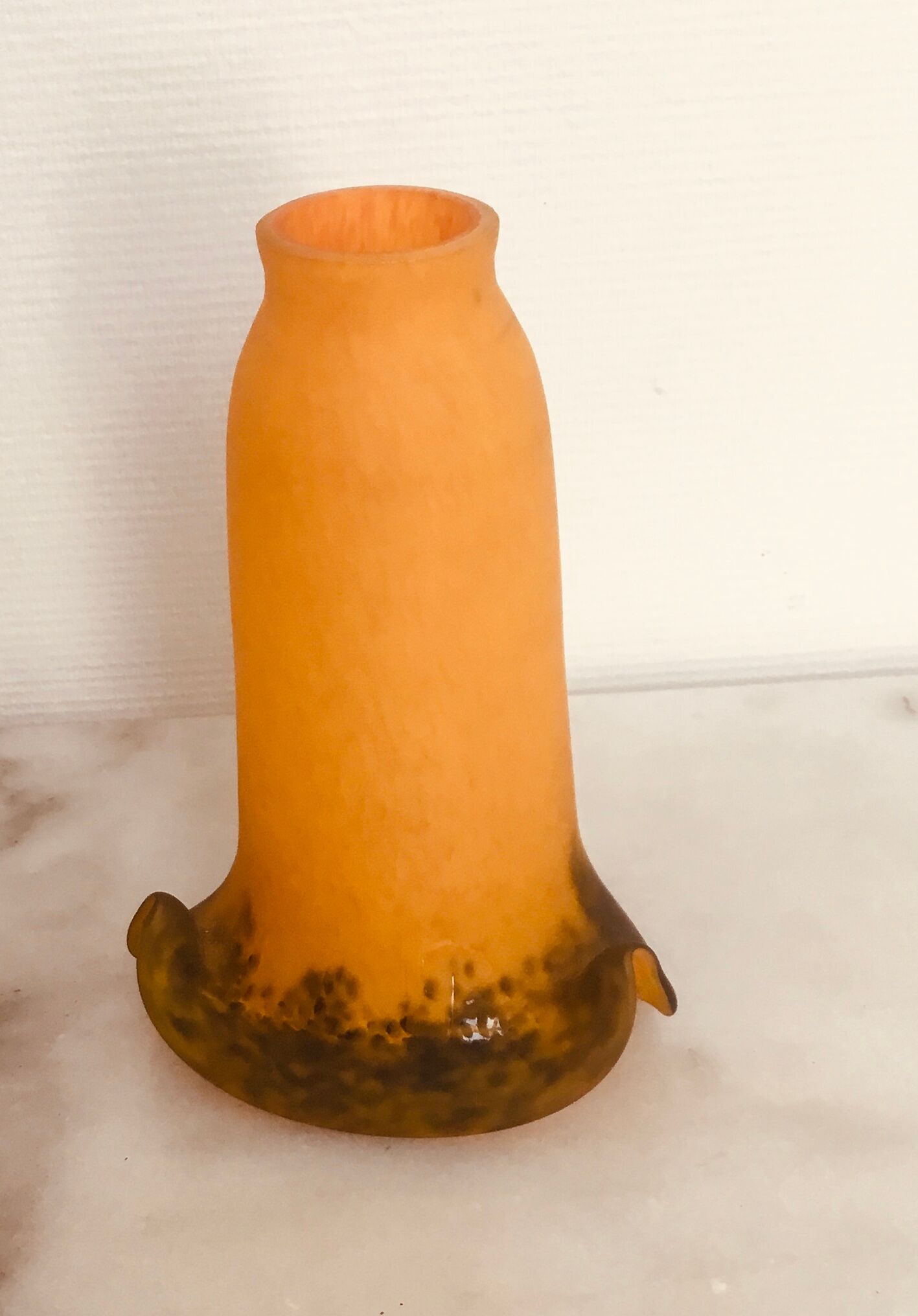 Signed glass pastry tulips