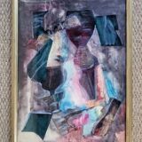 Abstract canvas by a. jolie-monthé