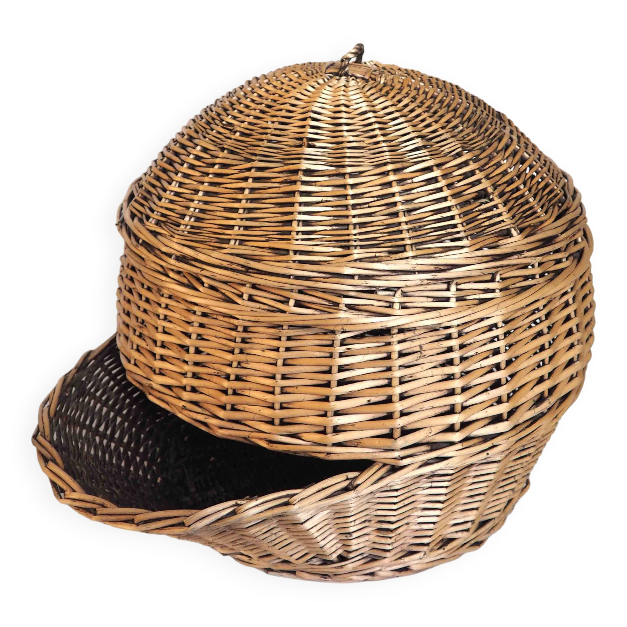 Extra large rattan potato basket