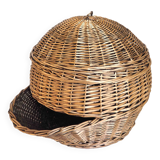 Extra large rattan potato basket