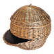 Extra large rattan potato basket