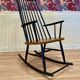 Fauteuil rocking chair design scandinave 1950 "Ilmari Tapiovaara".