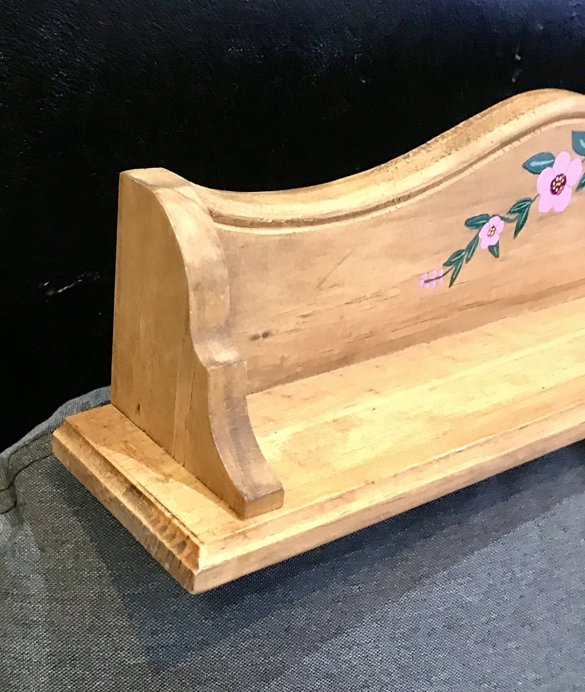 Petite étagère motif floral