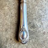 Silver plated metal serving fork