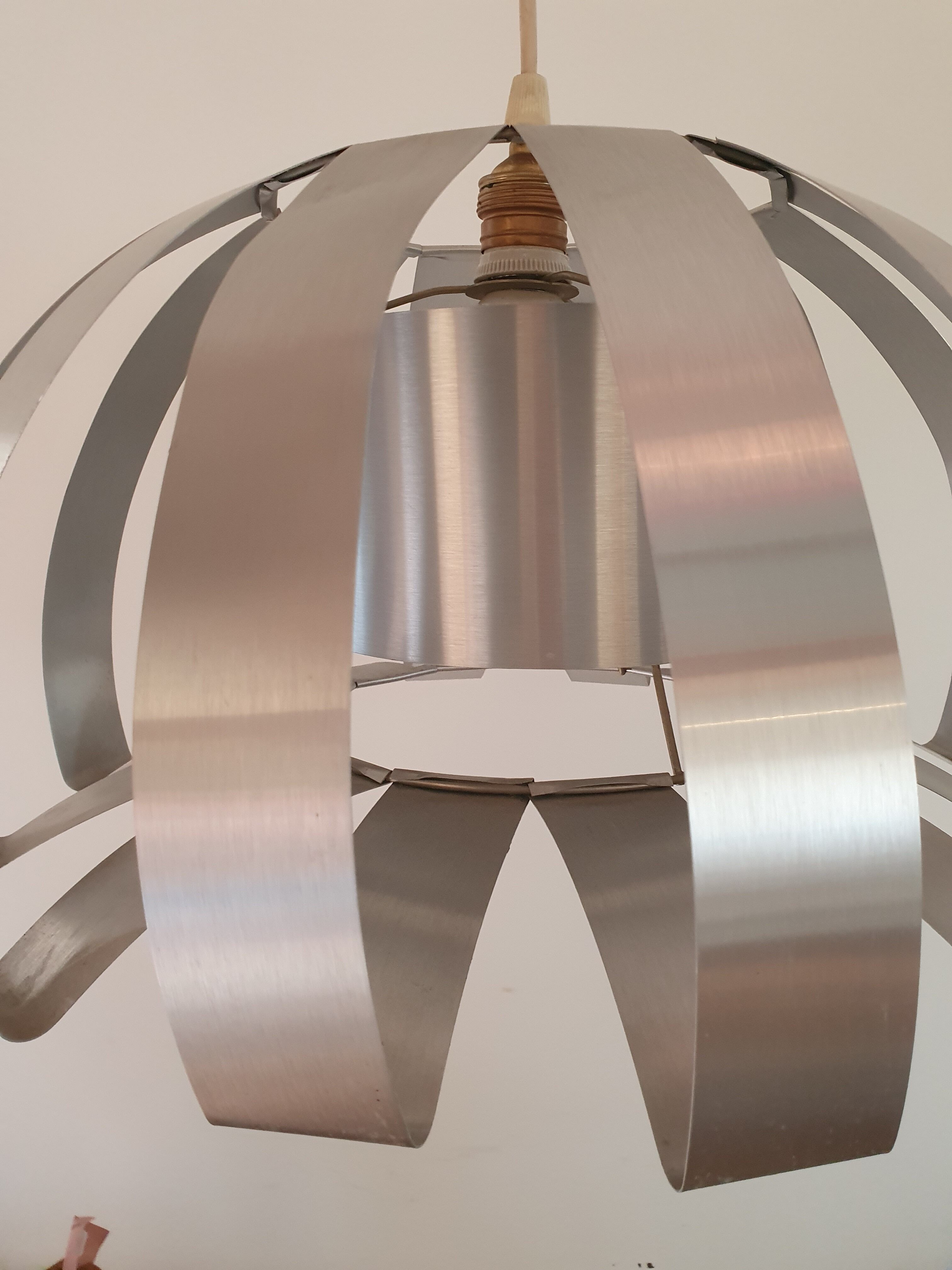 60' stainless steel pendant light