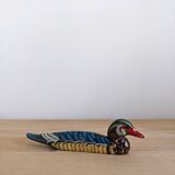 Lacquered wooden duck knife holders