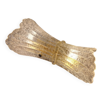 Vintage granite Murano glass wall sconce, 1980s