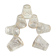 Set of 7 old small glasses BVB France R.E.G.D.