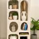 Cache pot vintage relooké