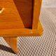 vintage commode with tapered legs