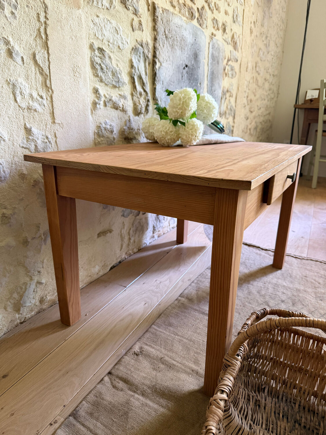 Renovated wooden coffee table