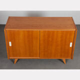 Oak chest, model U-452, by Jiri Jiroutek for Interier Praha, 1960s