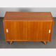 Oak chest, model U-452, by Jiri Jiroutek for Interier Praha, 1960s