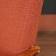 Fauteuil lounge et repose-pieds Vintage Terracota Boucle