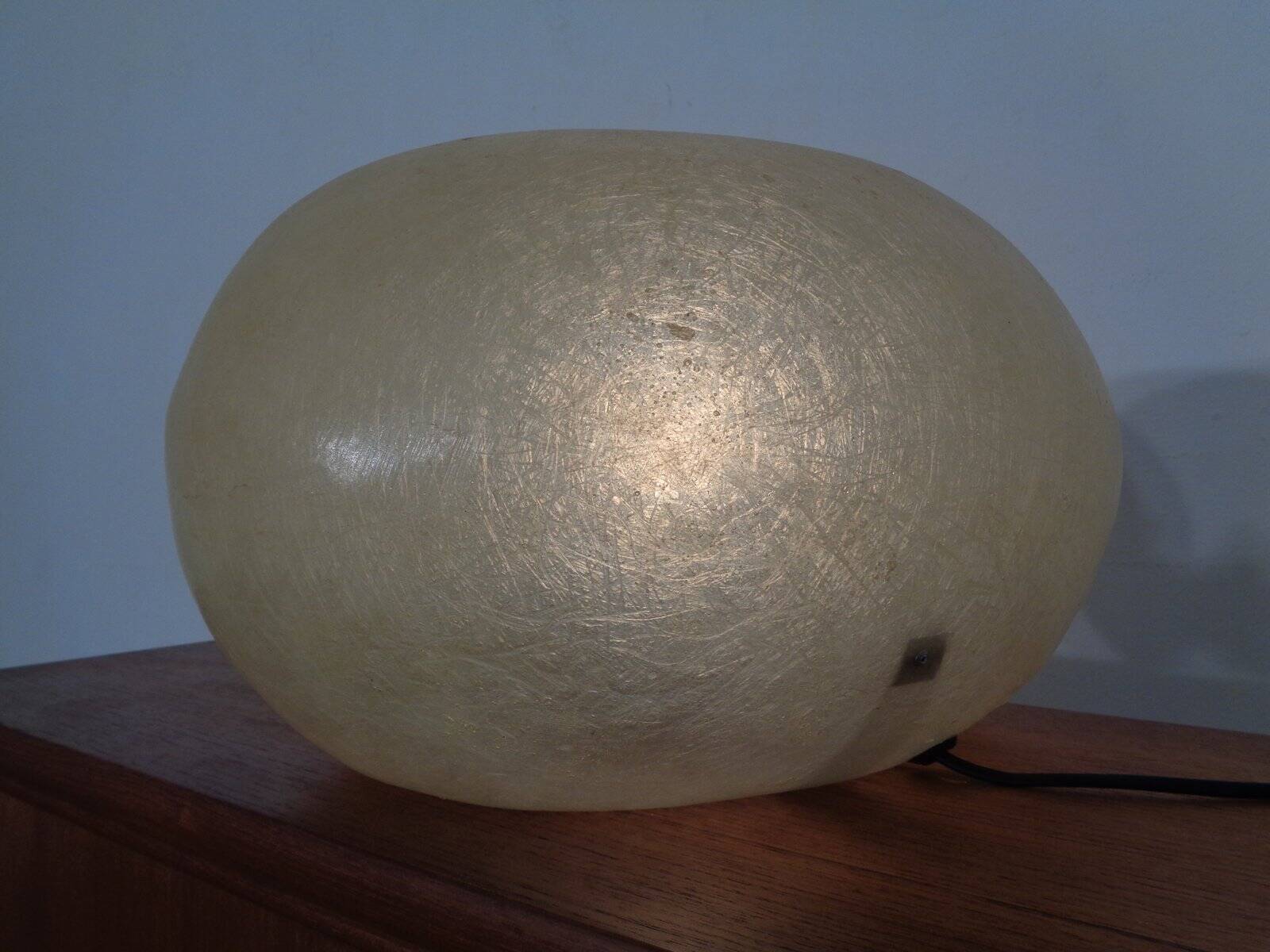 Glass Fibre Table Lamp by André Cazenave for Atelier-A, 1960s