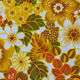 Nappe ronde vintage 1970