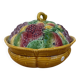 Sarreguemines 5183 barbotine compote dish