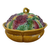 Sarreguemines 5183 barbotine compote dish