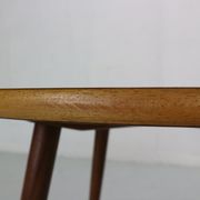 Table basse ronde scandinave en teck moderne, Danemark des années 1960