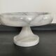 Empty pocket on vintage stand in white marble 70s
