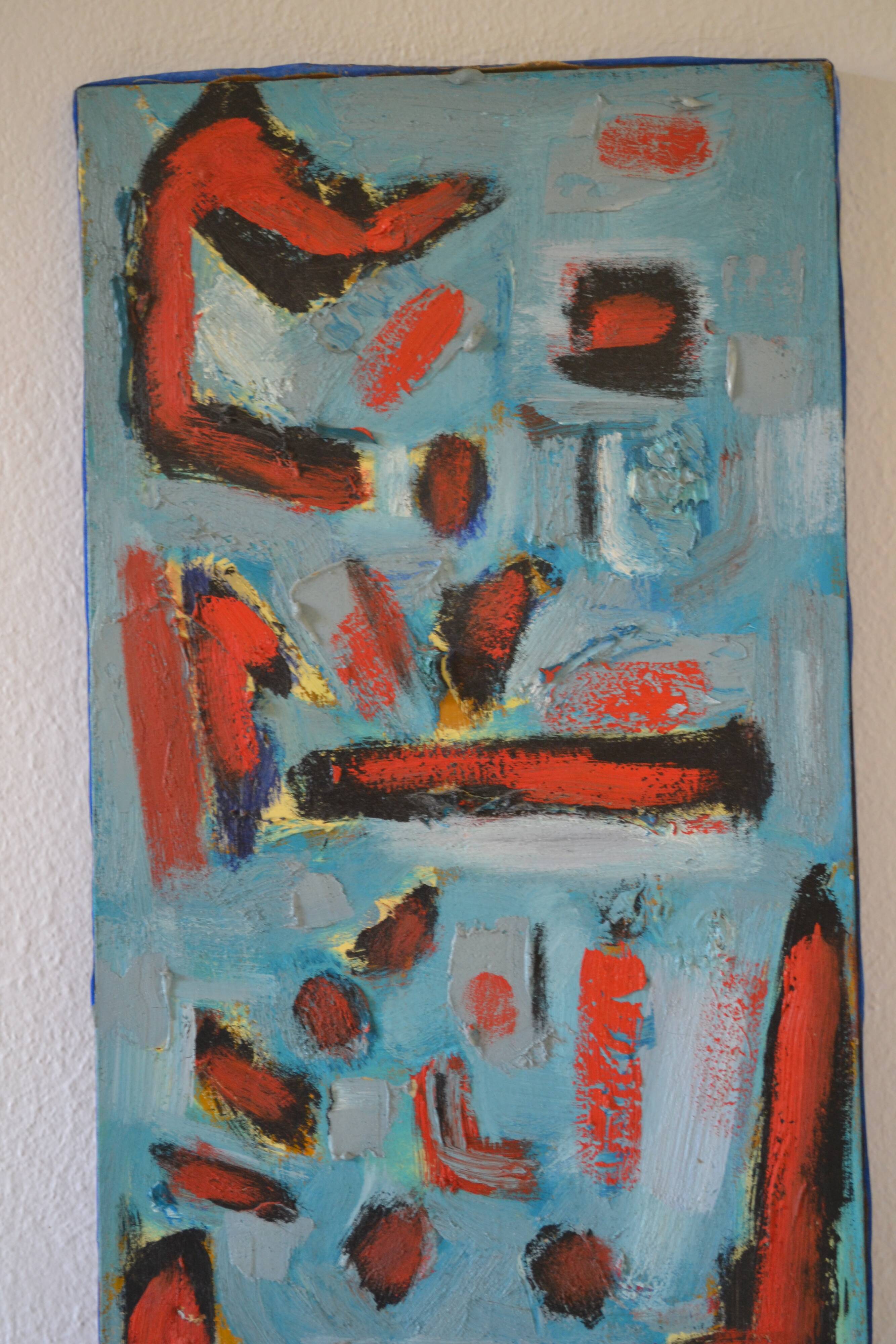 HST abstract painting mid-20th century CoBrA art brut
