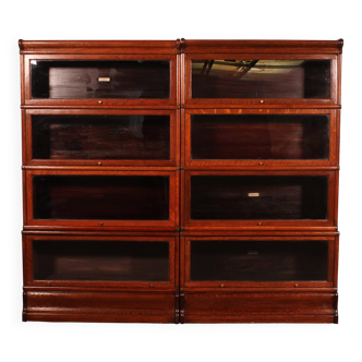pair of Globe Wernicke bookcases in oak circa 1900