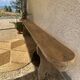 Old oak farmhouse bench measuring 230 cm