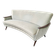 Water green velvet cabinetmaker's arc sofa