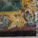 Antique French Aubusson Tapestry with Romantic Scene