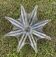 Baccarat crystal star cup vintage centerpiece 1960