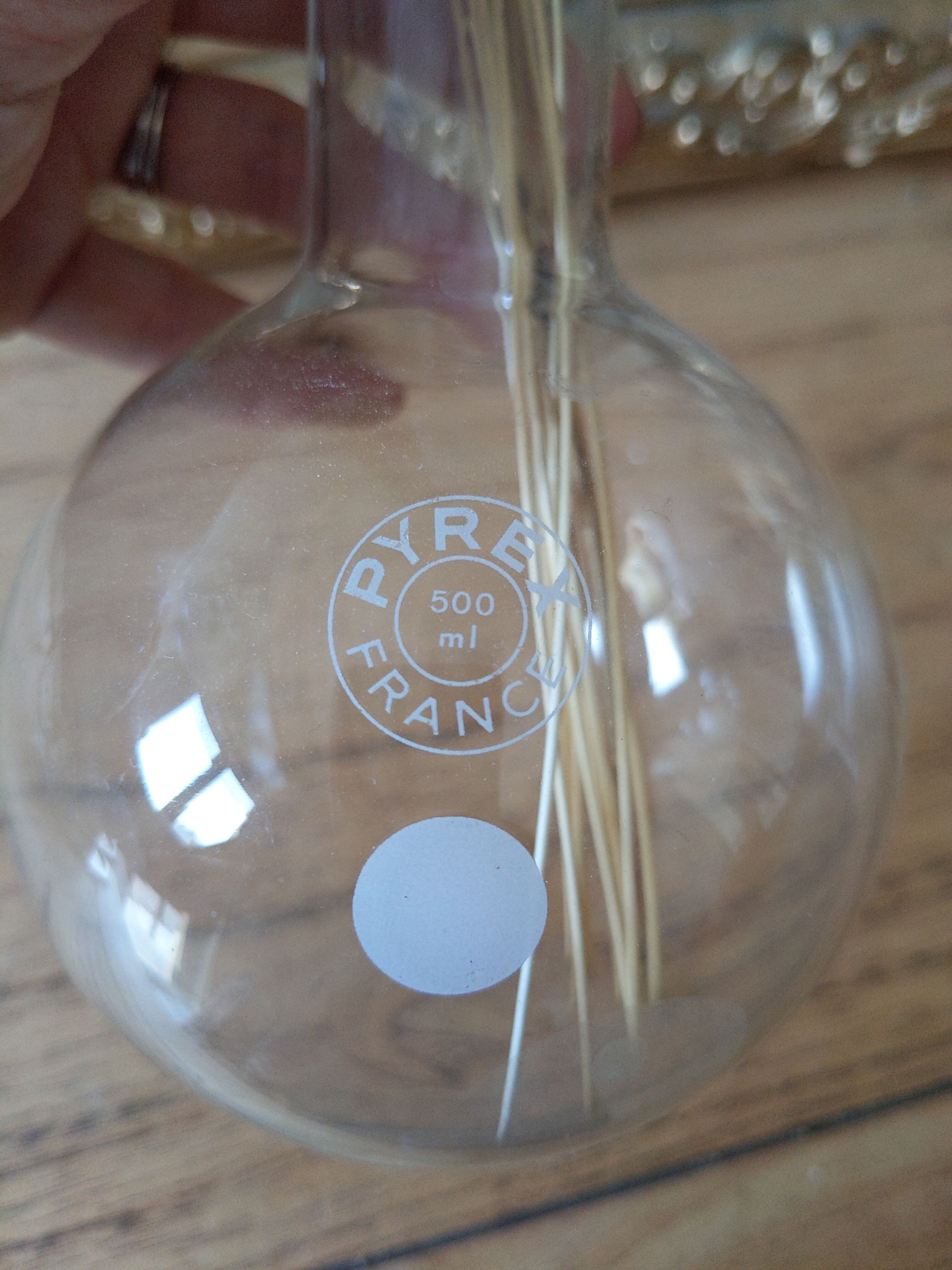 Vase vintage rétro ballon chimie curisiosite