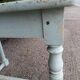 Table ancienne patinée bois tourné