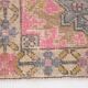 4x8 Rug For Guest Room Red & Pink Vintage Rug, 124x230Cm SK 3780