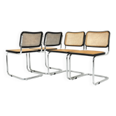 Ensemble de 4 Chaises de salle à manger Style B32 par Marcel Breuer