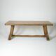 Table en orme par Aranjou France 1970s