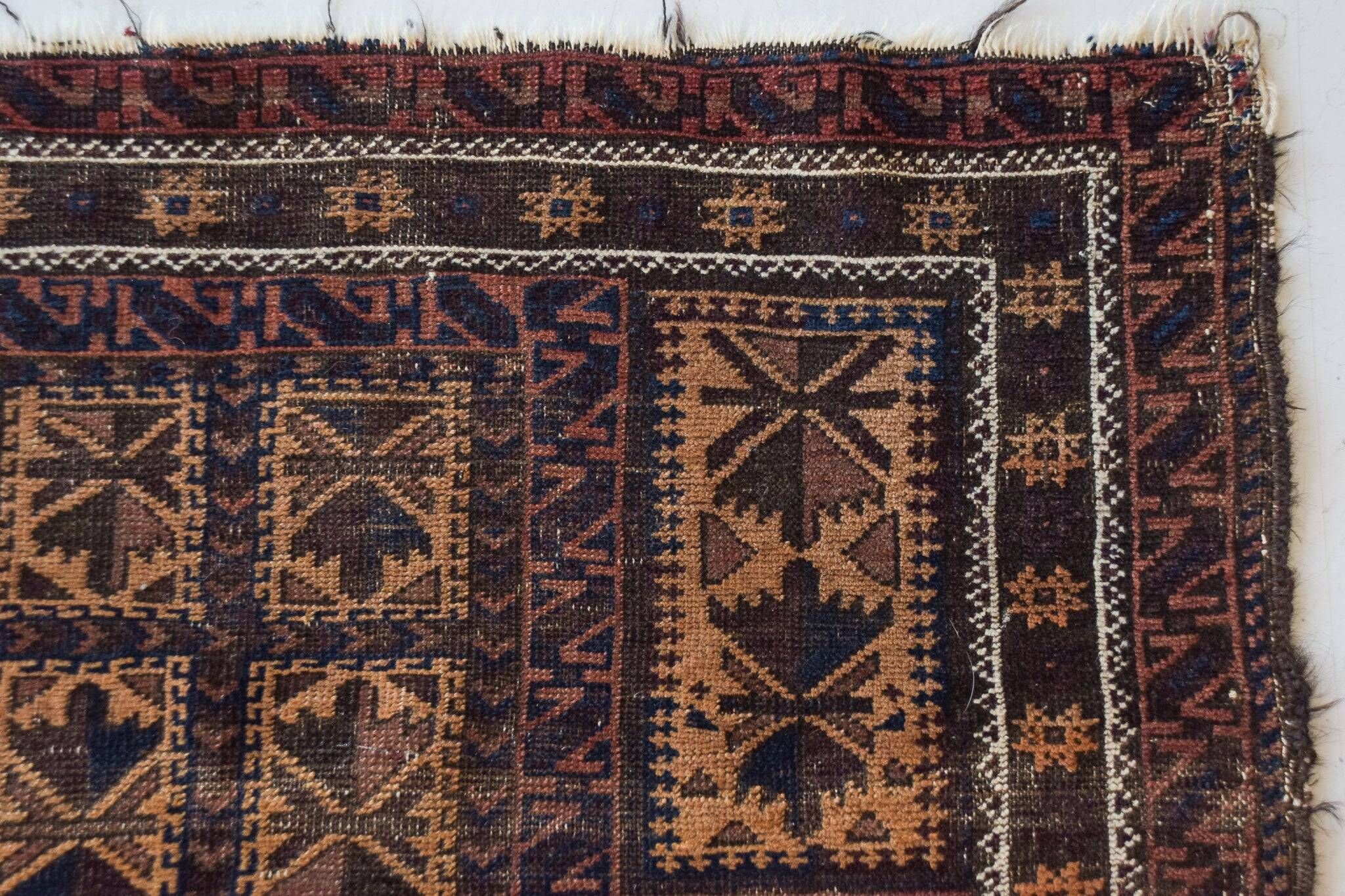 Baloutche antique - Tapis de prière tissé à la main