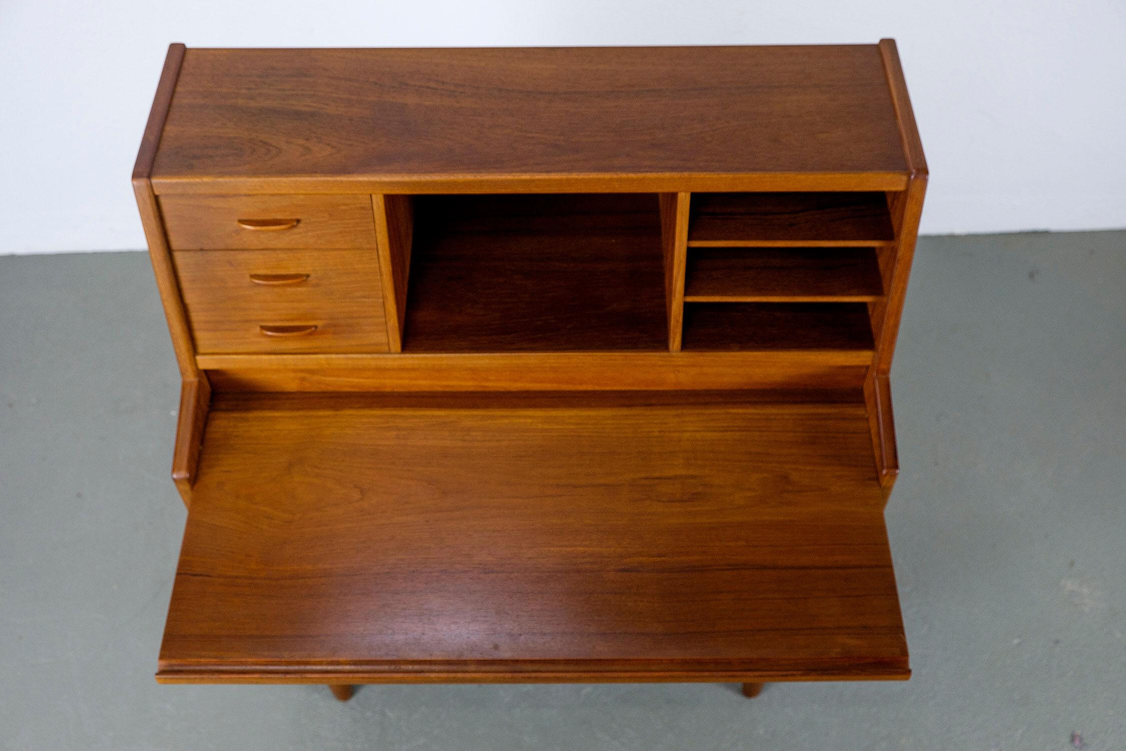 Teak Secretary by Christian Møller Möbelsnedkeri, 1960s