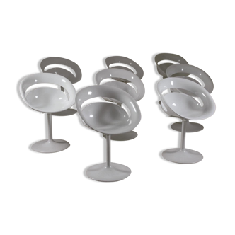 Set of 10 “Tina” swivel chairs by Arik Levy for Softline 1979, Italy