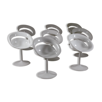 Lot de 10 chaises pivotantes « Tina » par Arik Levy pour Softline 1979, Italie