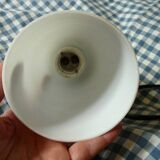 Art Deco style opaline porcelain wall lamp