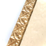 Old gilded mirror louis XV Rococo style Napoleon III era