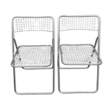 2 chaises pliantes Ted net de Niels Gammelgaard