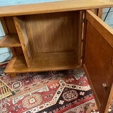 Vintage TV side stand with compass legs ep 60