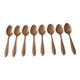 Petites cuillères métal doré