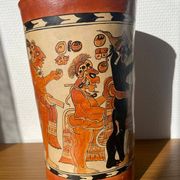 Reproduction artisanale vase / poterie maya