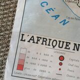 Ancienne carte Rossignol scolaire Montmorillon : L'Afrique Noire .